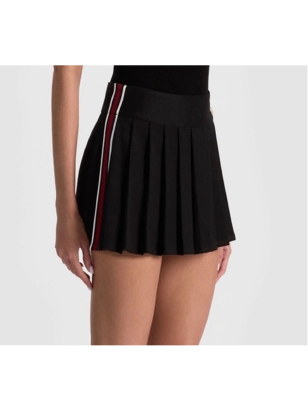 Alice + Olivia Noah Side Stripe Skort, Size 8, NWT - Picture 3 of 9